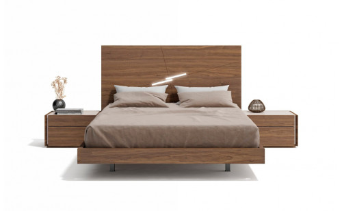 Faro Bed Walnut J&M Furniture Faro Bed Walnut J&M Furniture