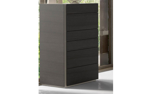 Faro 6 Drawer Chest Wenge & Light Grey Accents J&M Furniture Faro 6 Drawer Chest Wenge & Light Grey Accents J&M Furniture
