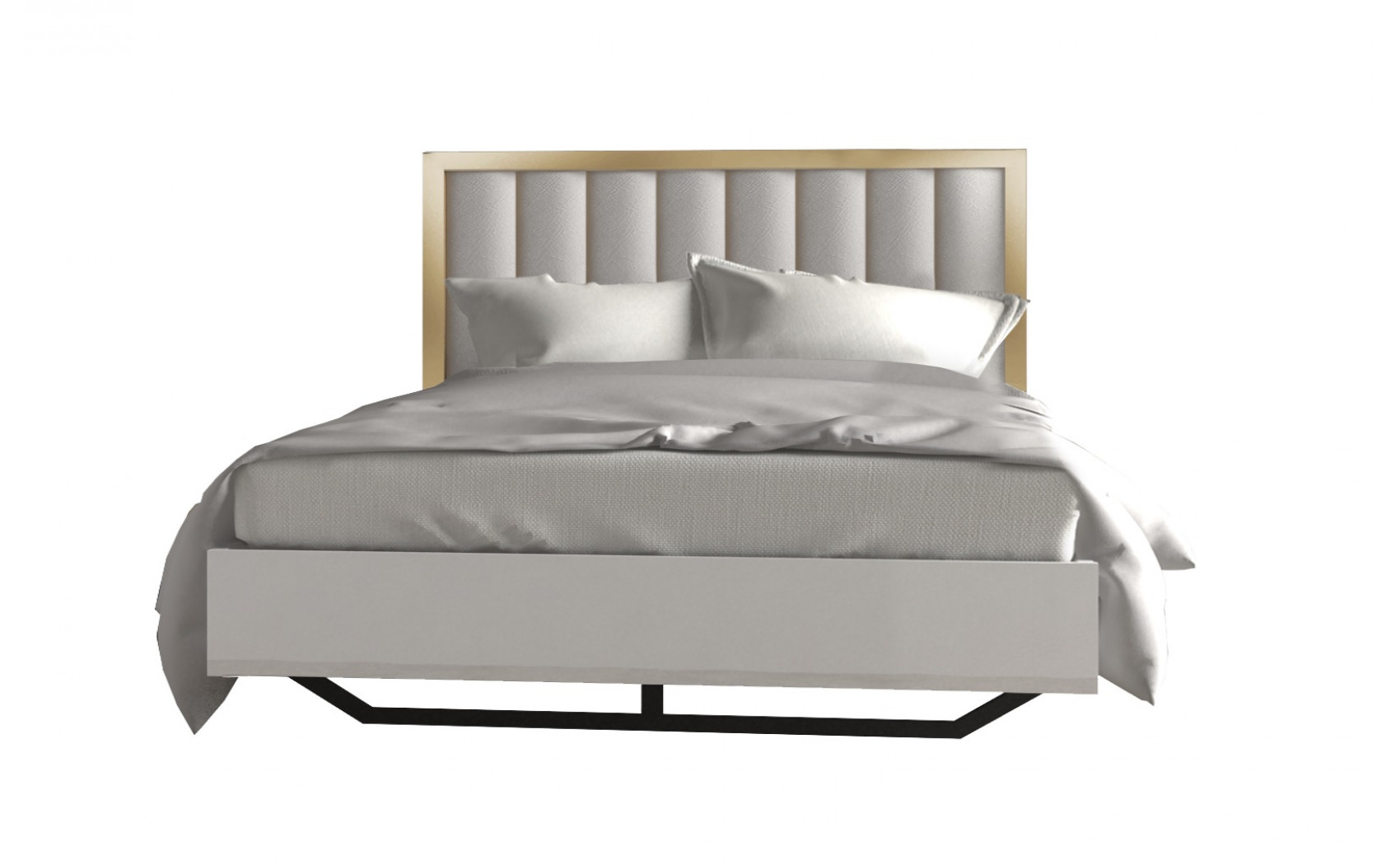 Fiocco Nightstand White Gold J&M Furniture