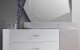 Florence Dresser & Mirror White & Taupe J&M Furniture