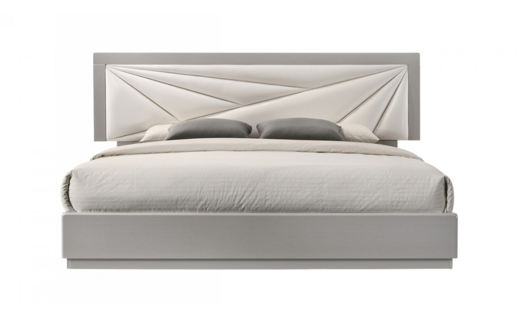 Florence Bedroom Set White & Taupe J&M Furniture