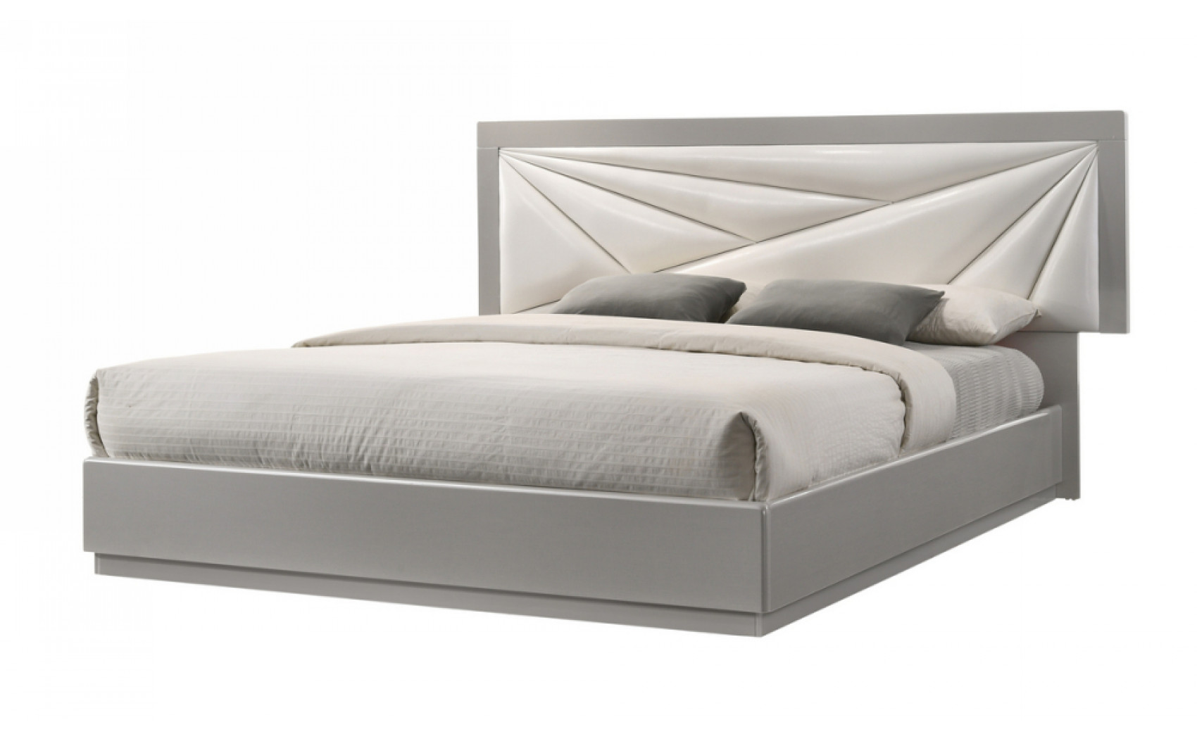 Florence Bedroom Set White & Taupe J&M Furniture