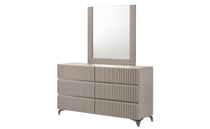 Grace Dresser Taupe Matte J&M Furniture