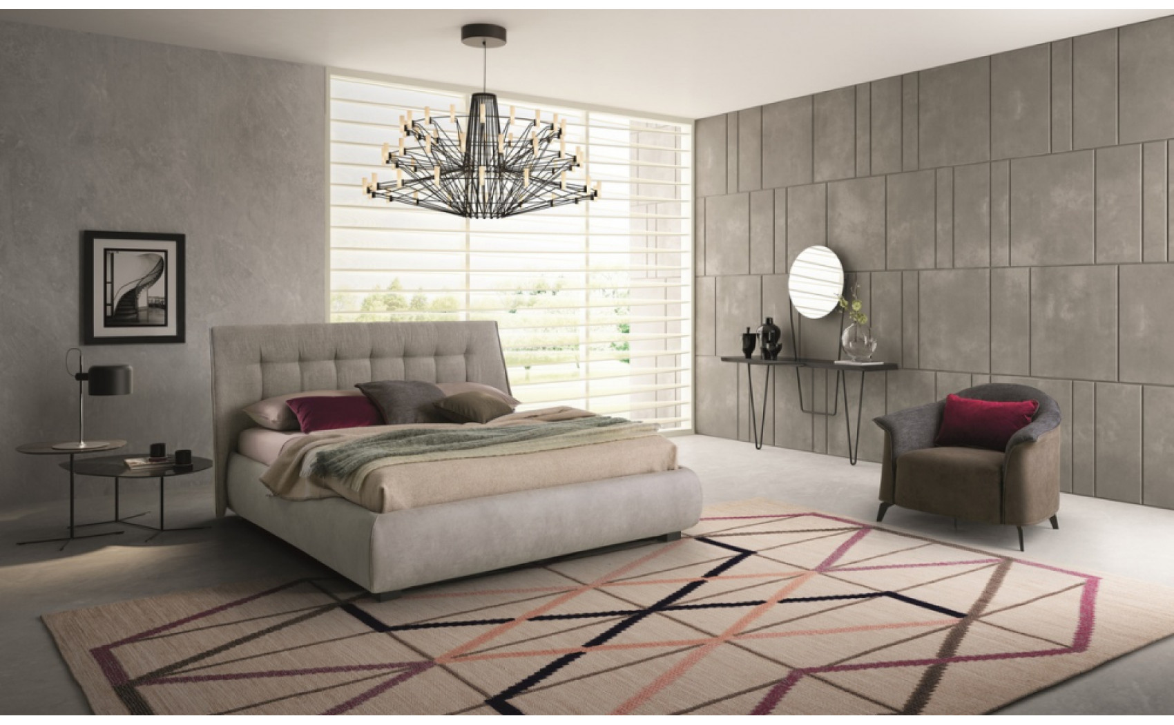 Guscio Storage Bed Grey J&M Furniture
