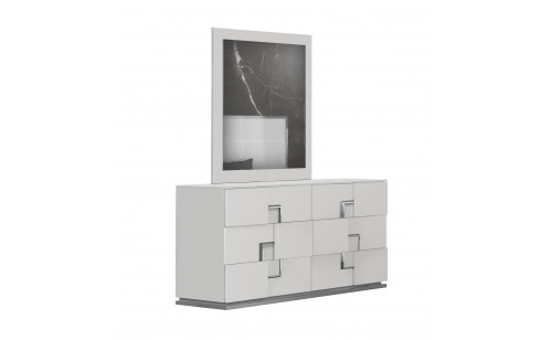 Infinity Dresser Bianco Lucido J&M Furniture Infinity Dresser Bianco Lucido J&M Furniture