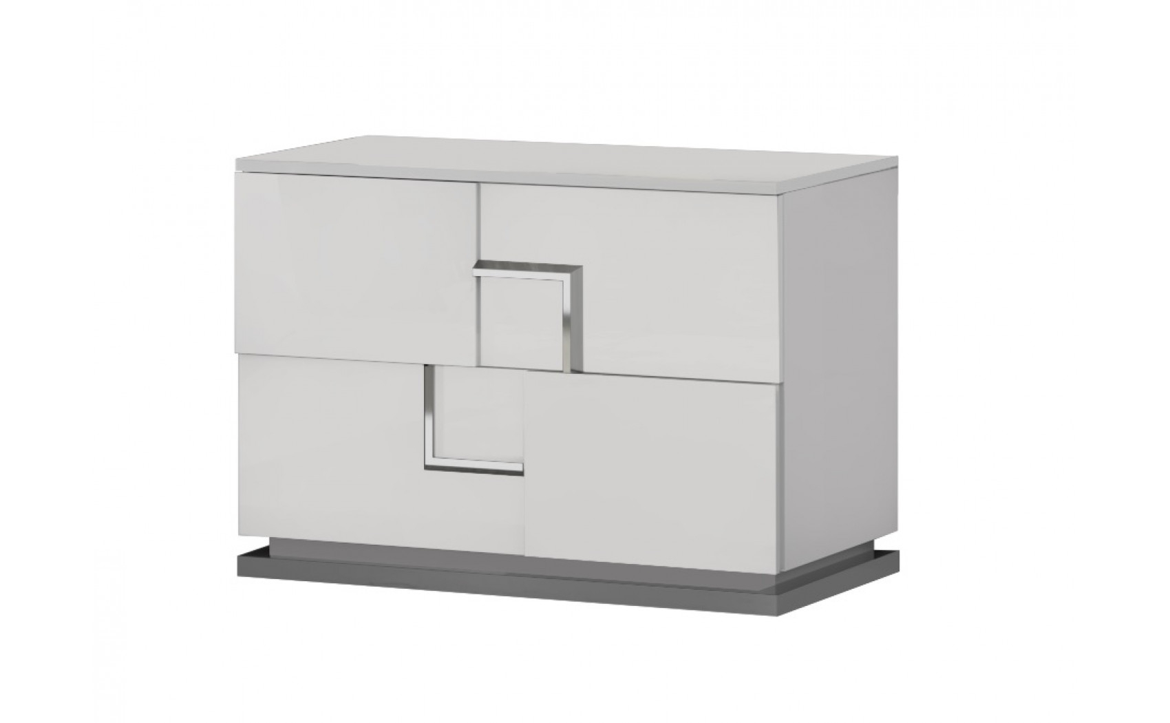 Infinity Dresser Bianco Lucido J&M Furniture
