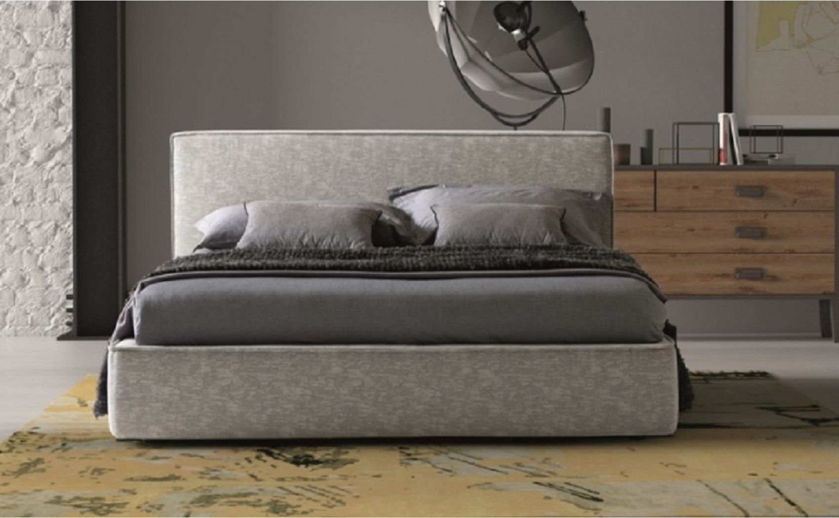 Ipanema Storage Bed Grey J&M Furniture