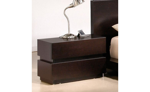 Knotch Nightstand Expresso J&M Furniture Knotch Nightstand Expresso J&M Furniture