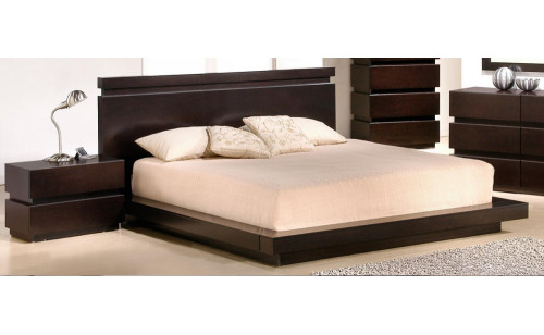 Knotch Bed Expresso J&M Furniture Knotch Bed Expresso J&M Furniture