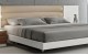 Lisbon Bed White Beige & Walnut J&M Furniture