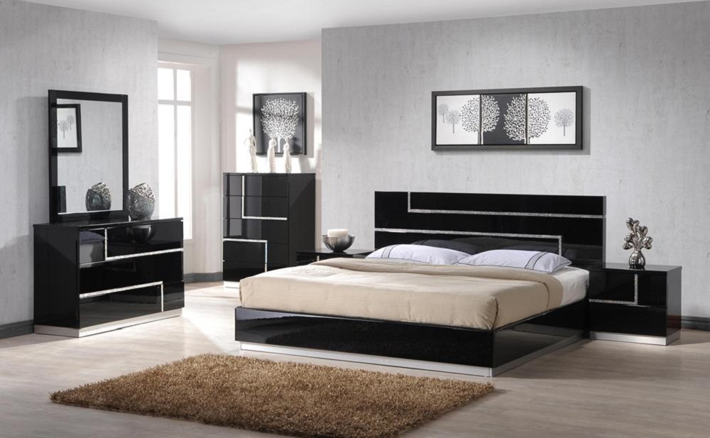 Lucca Casegoods Black Lacquer J&M Furniture