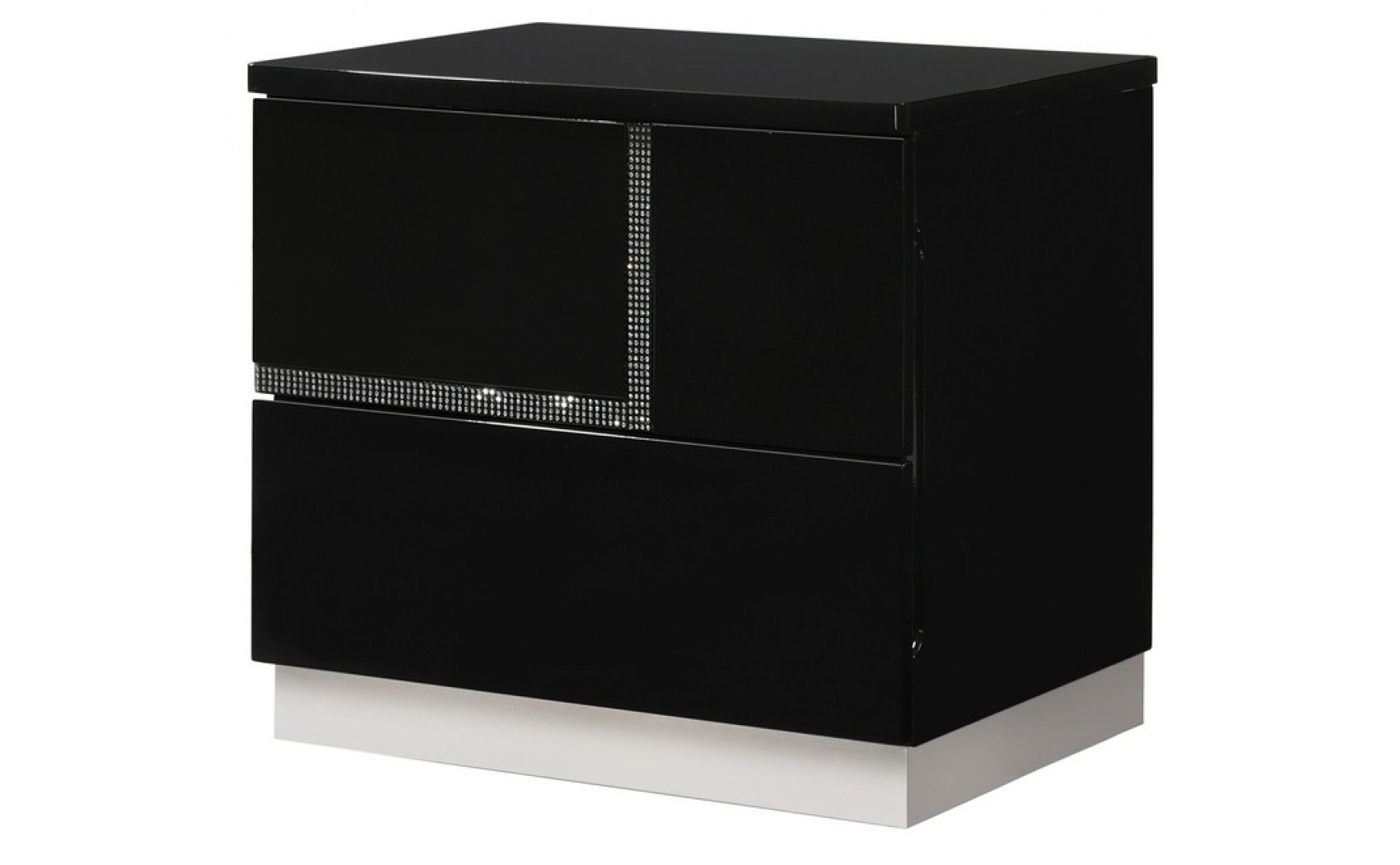 Lucca Chest Black Lacquer J&M Furniture
