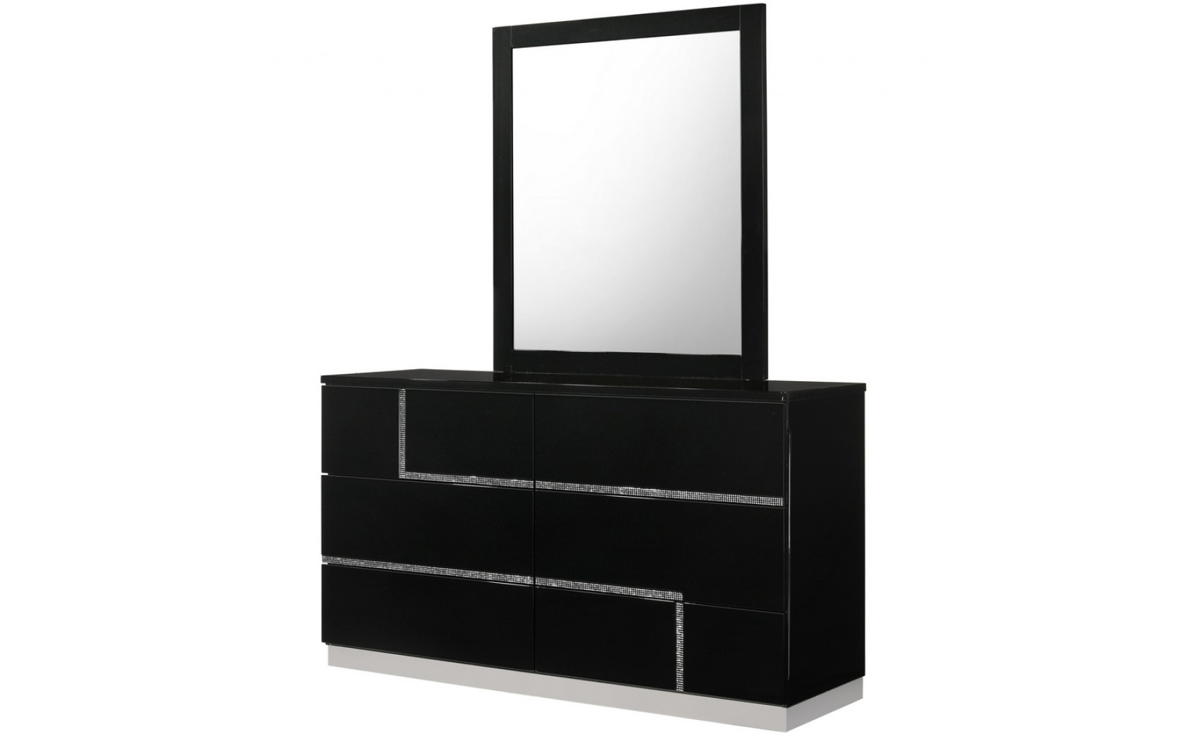 Lucca Chest Black Lacquer J&M Furniture