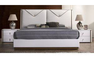Lucera Bed White J&M Furniture
