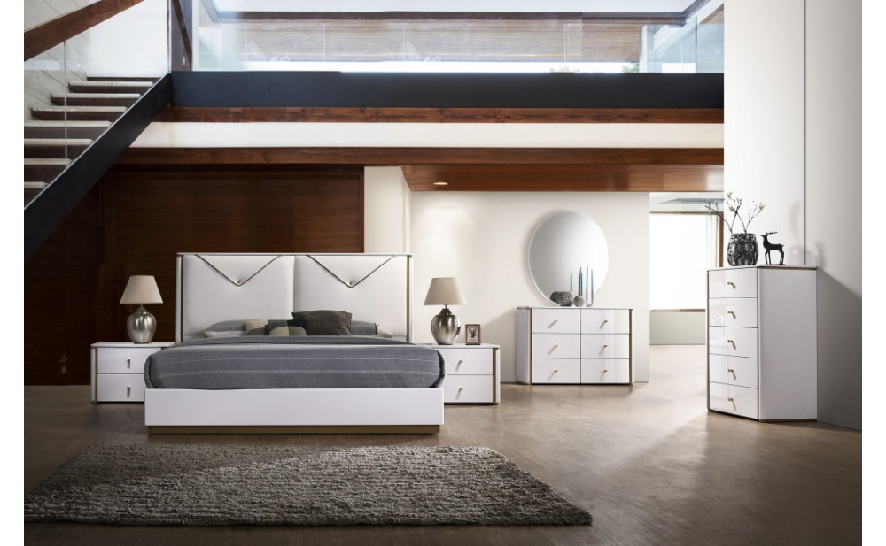 Lucera Bedroom Set White J&M Furniture