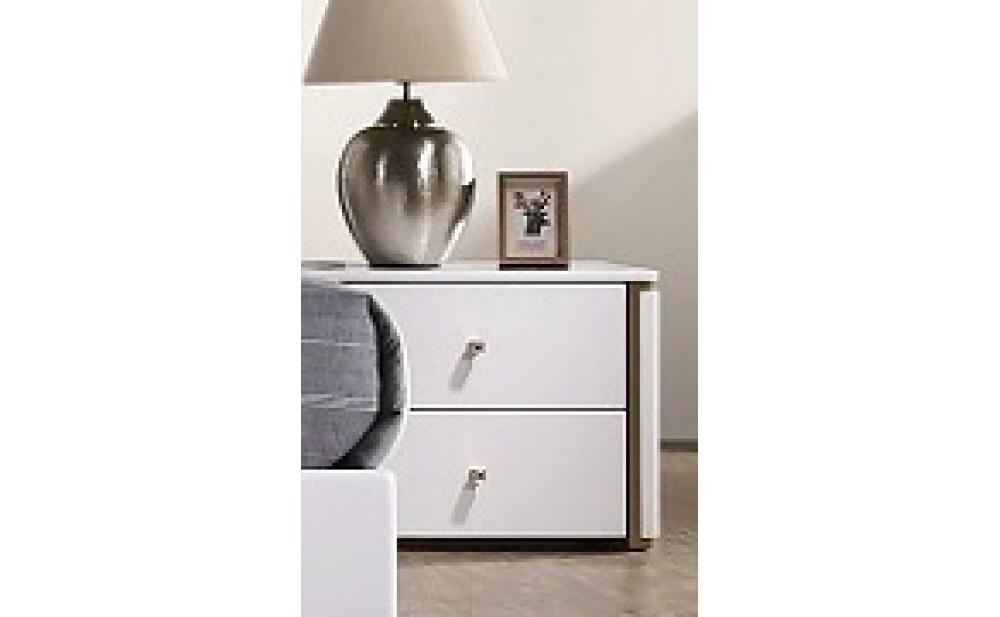 Lucera Nightstand White J&M Furniture