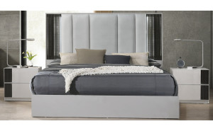 Lucia Bed Grey J&M Furniture