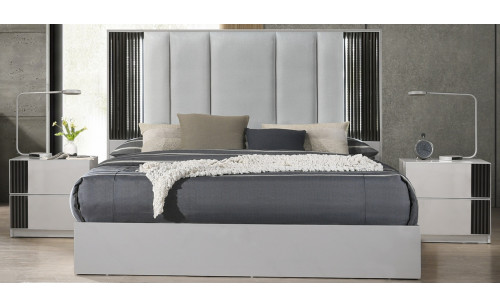Lucia Bed Grey J&M Furniture