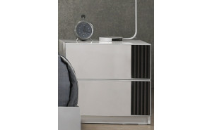 Lucia Nightstand Grey J&M Furniture