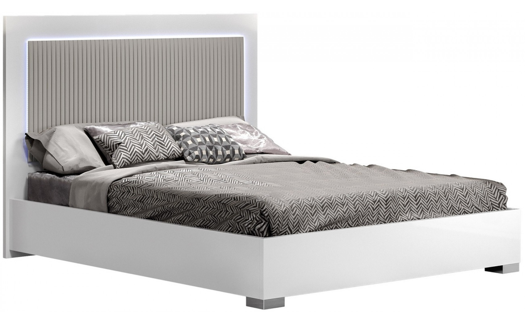 Luxuria Bedroom Set White / Grey J&M Furniture