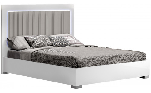 Luxuria Bed White / Grey J&M Furniture