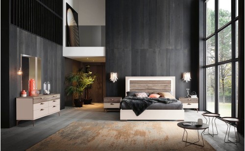 Madison Bedroom Set Oak Glossy / Matte J&M Furniture