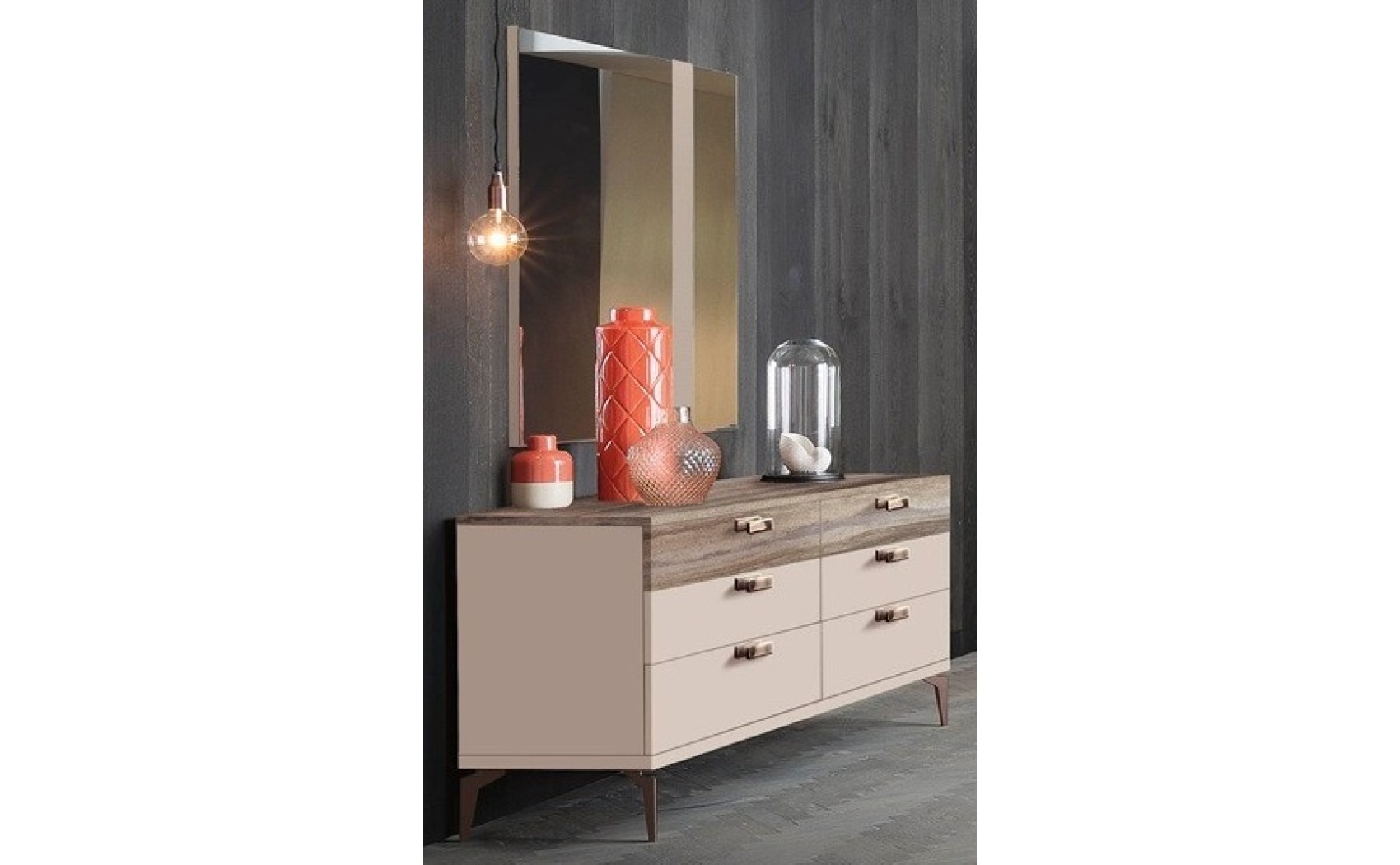 Madison Casegoods Set Oak Glossy / Matte J&M Furniture