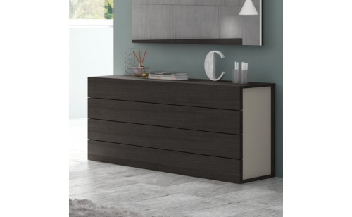 Maia Dresser Light Grey & Wenge J&M Furniture