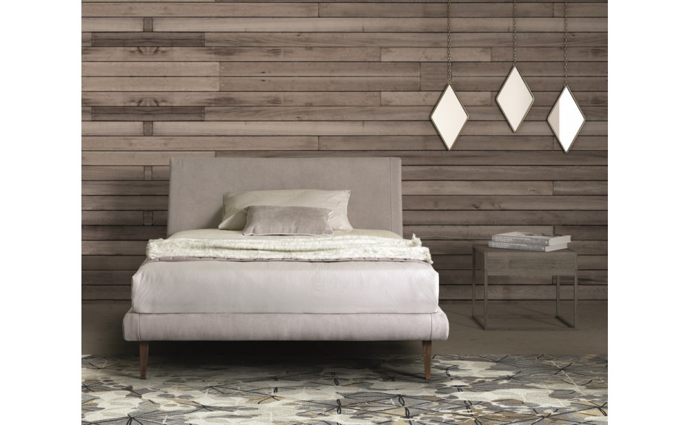 Metropolitan Fabric Bed Taupe J&M Furniture