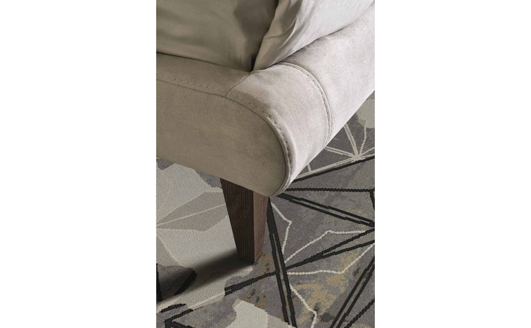 Metropolitan Fabric Bed Taupe J&M Furniture