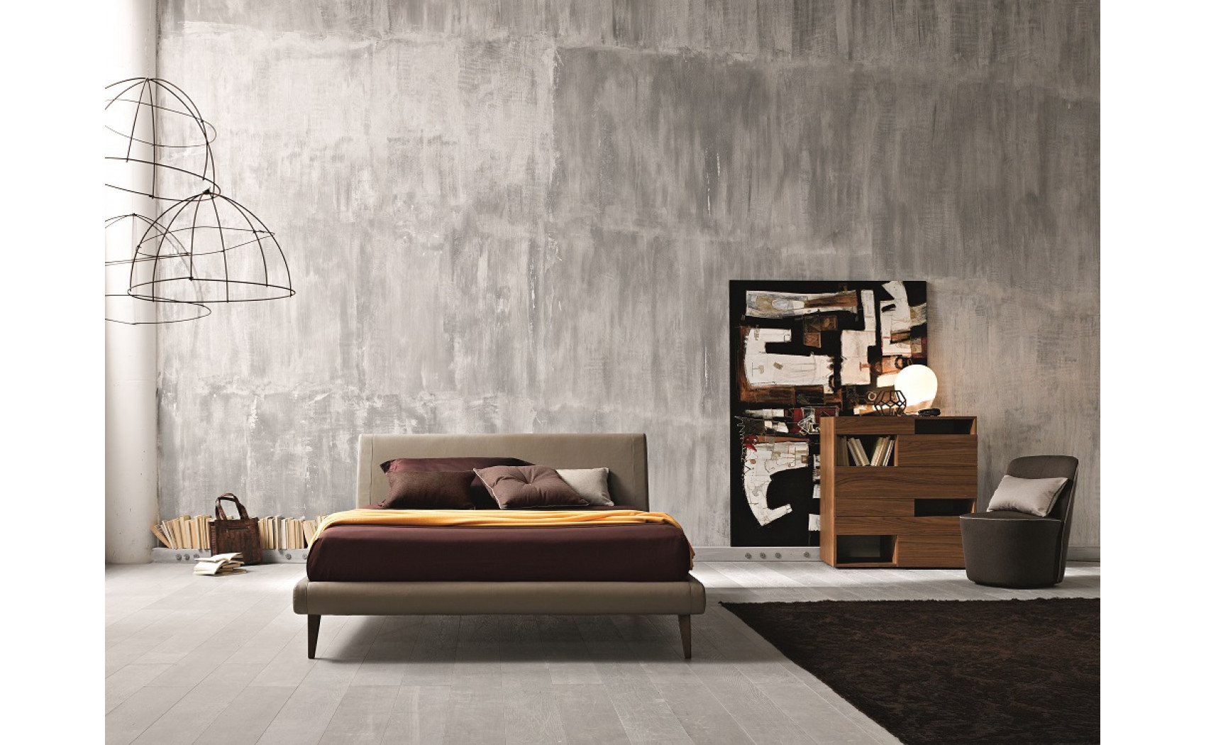 Metropolitan Bed Taupe J&M Furniture