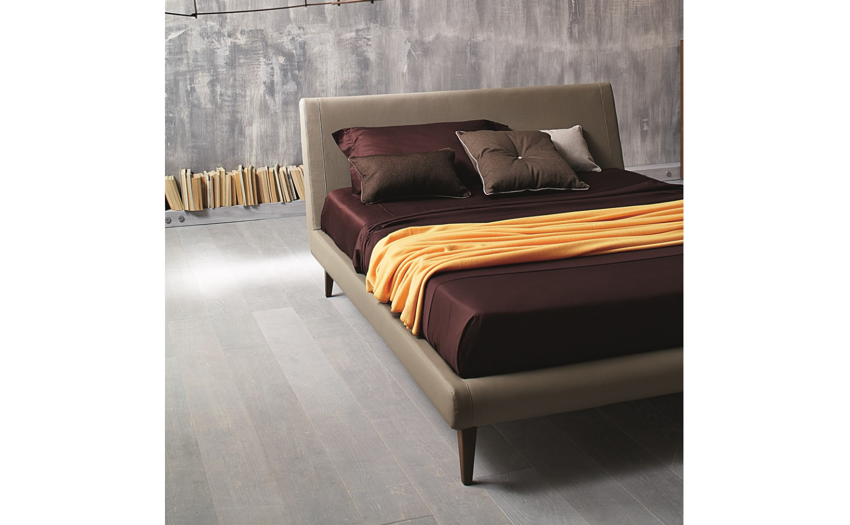 Metropolitan Bed Taupe J&M Furniture
