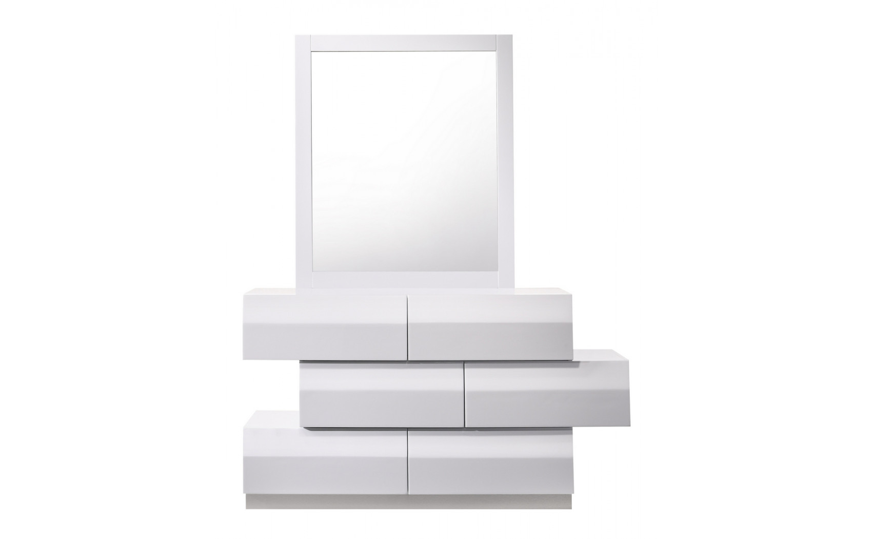 Milan Casegoods White Lacquer J&M Furniture