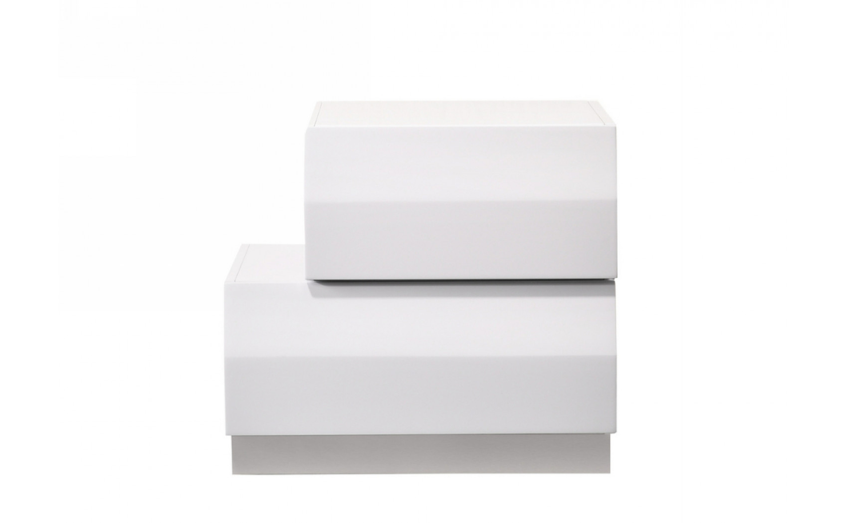 Milan Casegoods White Lacquer J&M Furniture