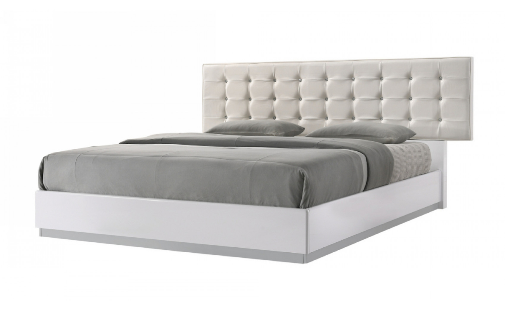 Milan Casegoods White Lacquer J&M Furniture
