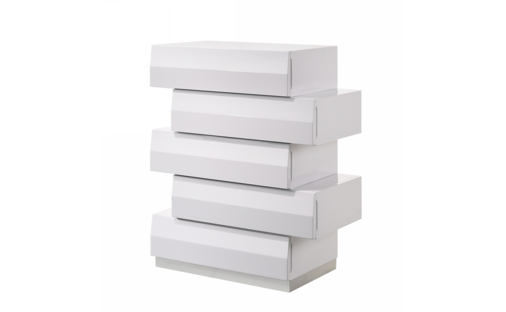 Milan Casegoods White Lacquer J&M Furniture