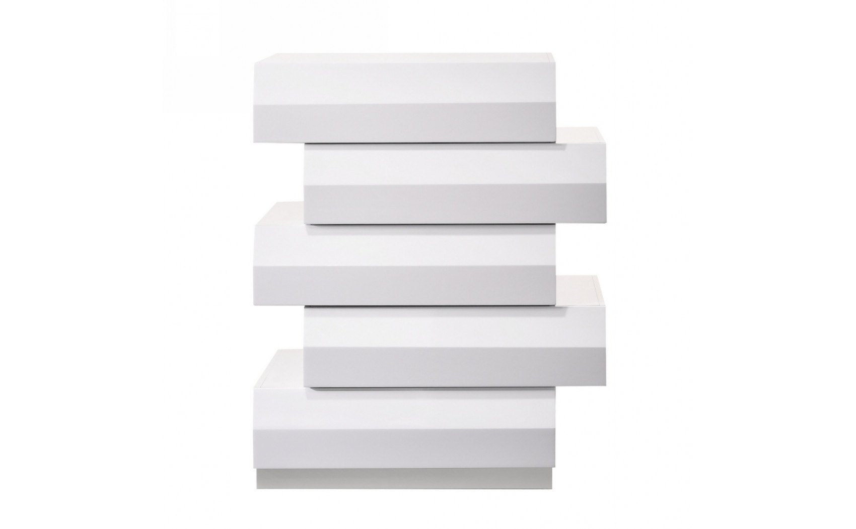 Milan Casegoods White Lacquer J&M Furniture
