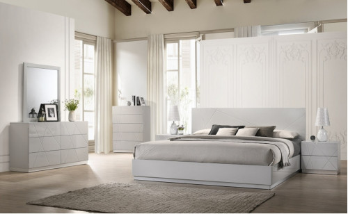 Naples Bedroom Set Grey J&M Furniture