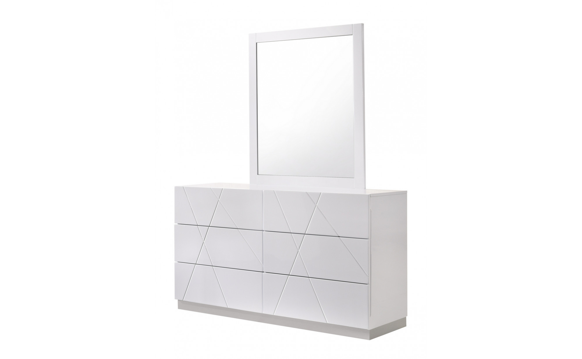 Naples Bedroom Set White Lacquer J&M Furniture JM