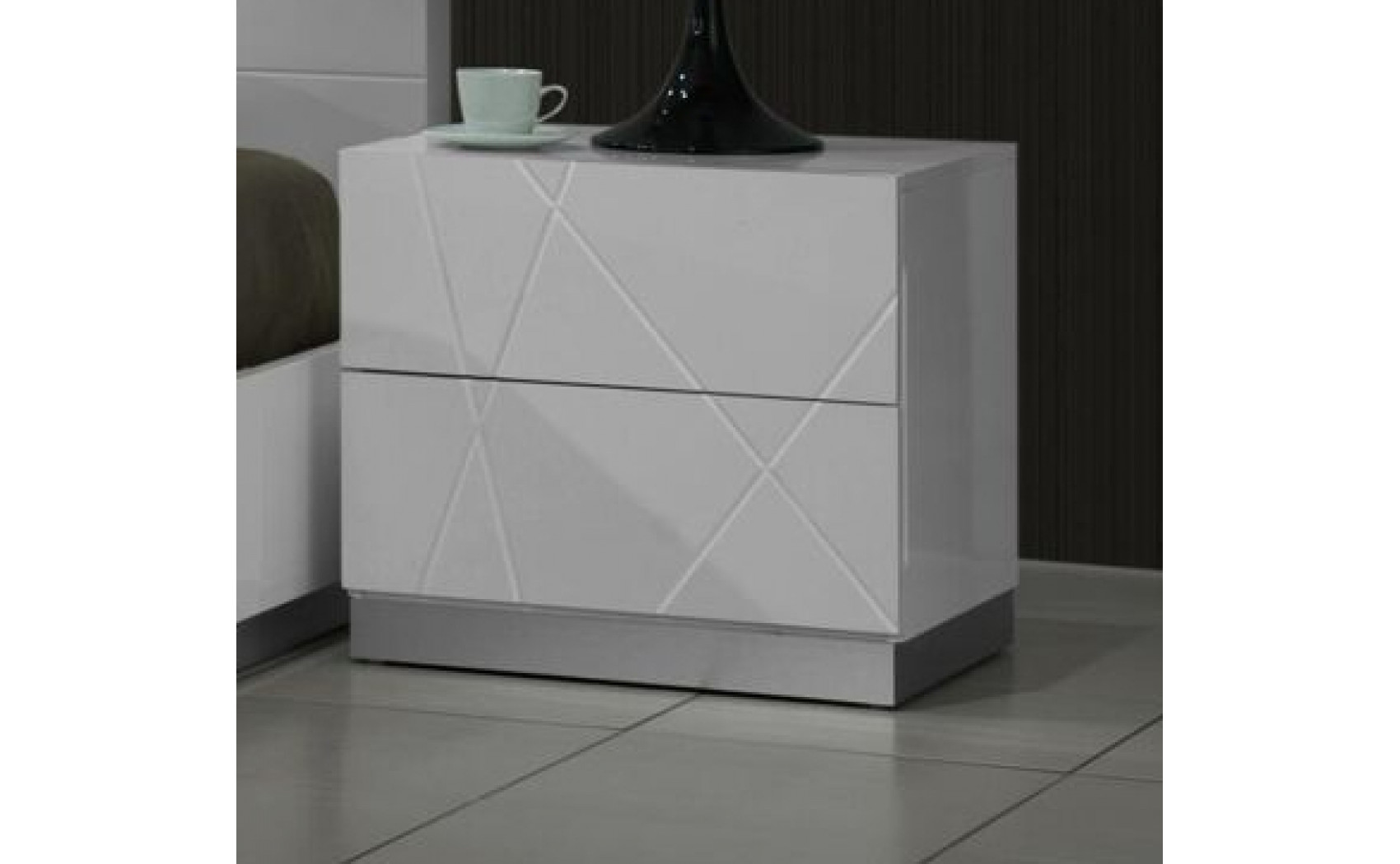 Naples Chest White Lacquer J&M Furniture