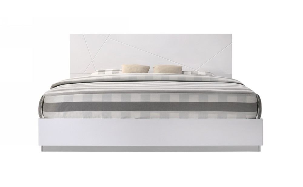 Naples Bedroom Set White Lacquer J&M Furniture