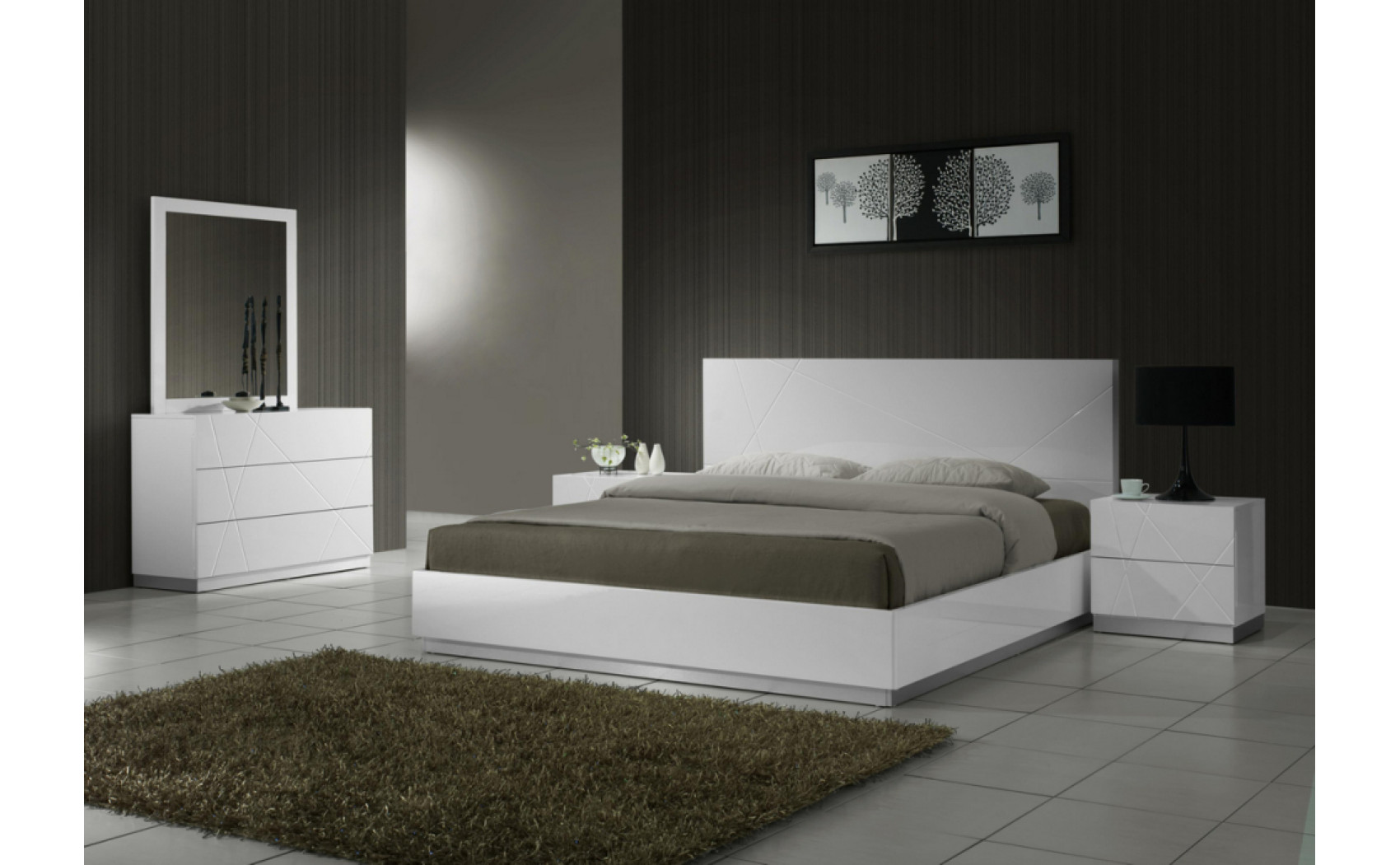 Naples Chest White Lacquer J&M Furniture