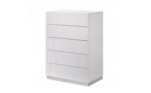 Naples Chest White Lacquer J&M Furniture