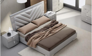 New York Bed Grey J&M Furniture
