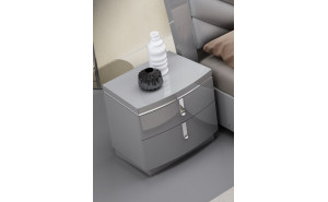 New York Nightstand Grey J&M Furniture