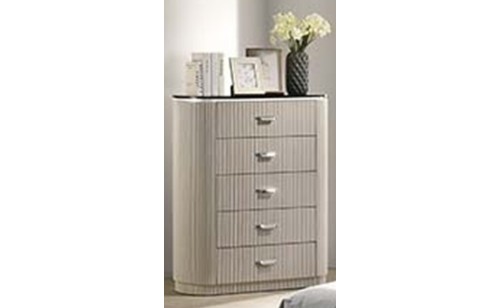 Onyx Chest Grey Glossy / Fabric J&M Furniture Onyx Chest Grey Glossy / Fabric J&M Furniture