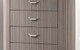 Opal Chest Taupe / White Glossy / Fabric J&M Furniture