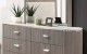 Opal Chest Taupe / White Glossy / Fabric J&M Furniture