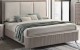 Opal Bedroom Set Taupe / White Glossy / Fabric J&M Furniture