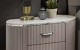 Opal Chest Taupe / White Glossy / Fabric J&M Furniture
